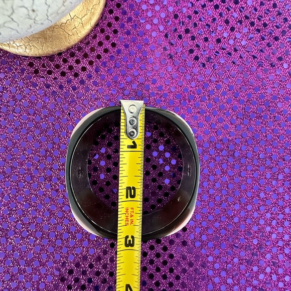💕Chanel CC logo Resin Bangle black and pink - Picture 10 of 12
